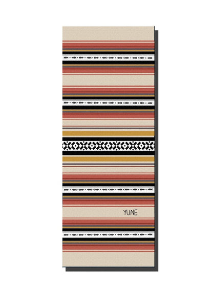Yoga Mat | 6mm Thick | Striped | Non-Slip | Eco Friendly | Yune Yoga | Dion