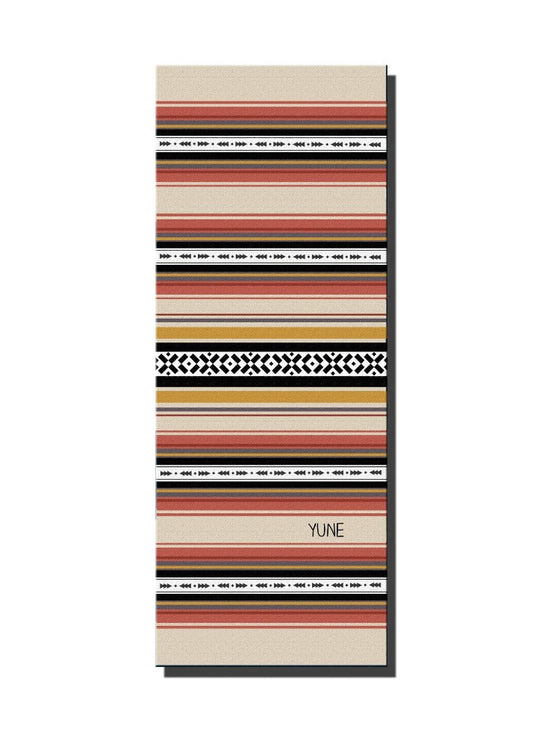 Yoga Mat | 6mm Thick | Striped | Non-Slip | Eco Friendly | Yune Yoga | Dion