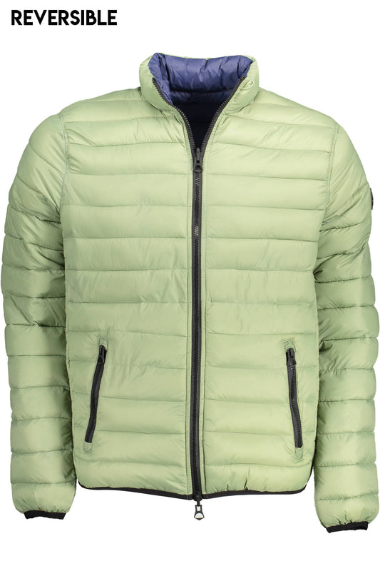 US POLO JACKET MEN GREEN/BLUE REVERSIBLE